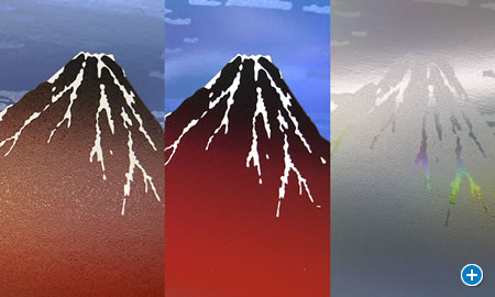 擬似エンボス（ハジキニス）富士山画像2